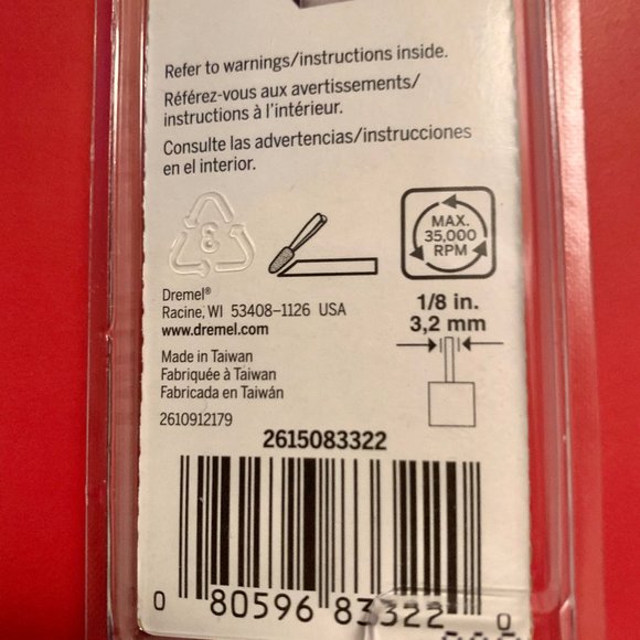 Grinding \ Sharpening Stone #83322 NIB 080596833220 Dremel **NEW** - Picture 2 of 2
